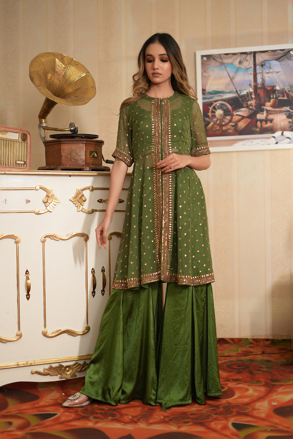 Green Tunic Set