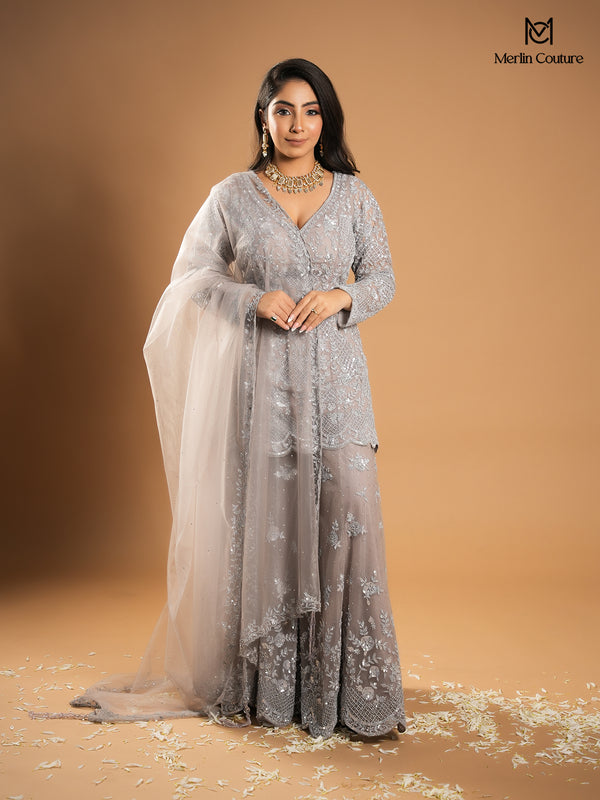 Grey Tunic Set